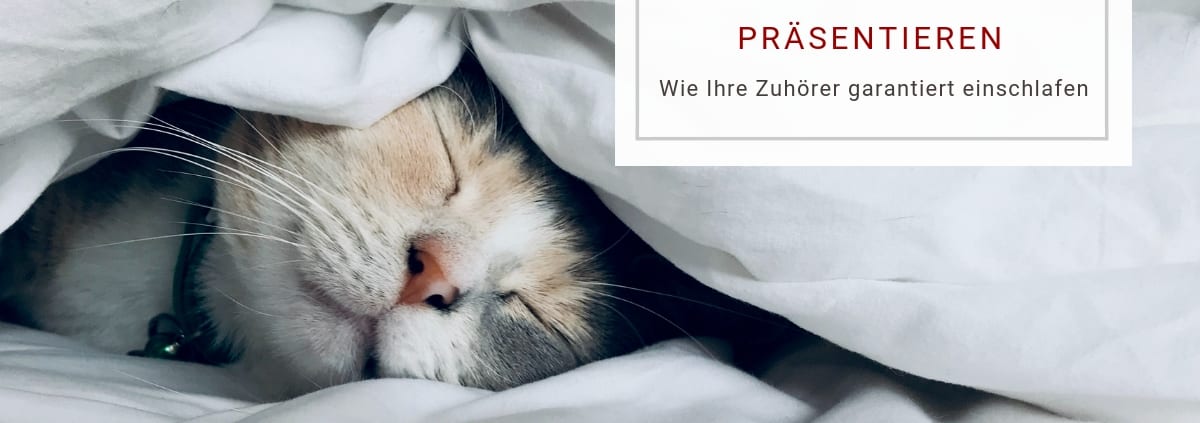 Wie Ihre Zuhörer garantiert einschlafen