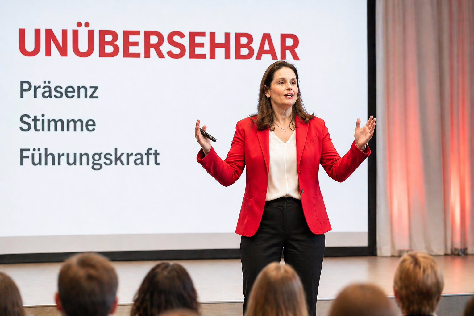 Seminar "UNÜBERSEHBAR: Präsenz, Stimme und Führungskraft für Frauen in Verantwortung" am 22. Oktober 2026